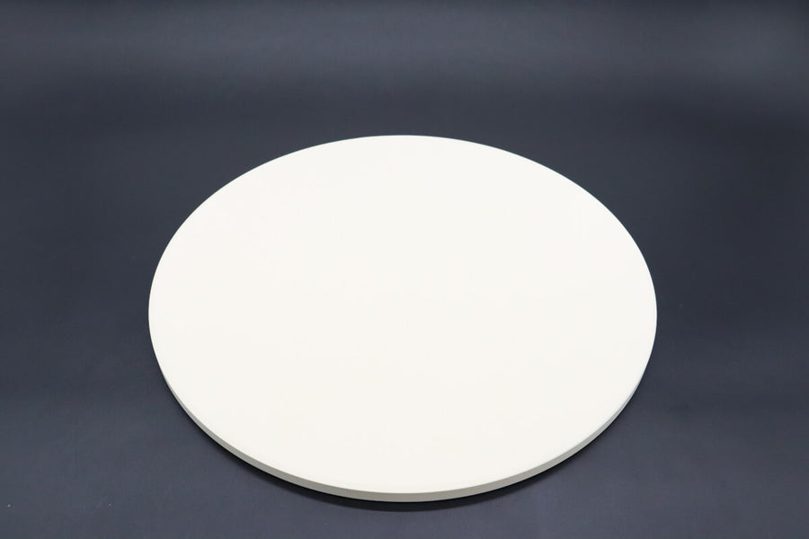 Pierre à pizza en céramique Maxima pour barbecue Kamado, plaque déflectrice de 36 cm pour cuisson optimale.
