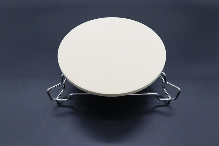 Déflecteur de chaleur en acier pour barbecue Kamado Maxima, diamètre 23 cm, protège contre la chaleur excessive.