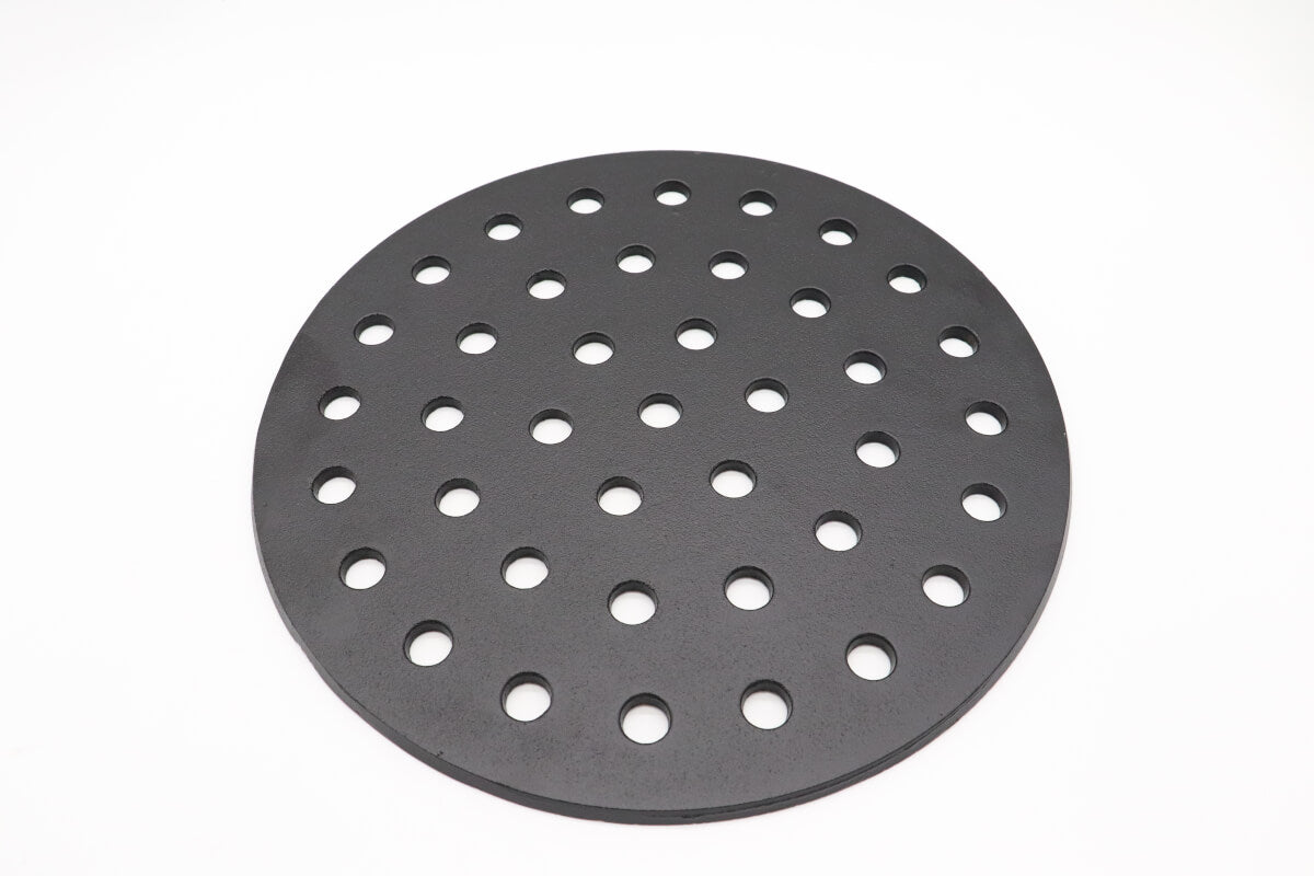 Grille à charbon de bois pour Kamado Maxima, diamètre 66 cm, en acier robuste pour barbecue extérieur.