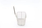 Panier à pâtes Maxima Gamme 600 sans poignée, petit, en acier pour cuisson de pâtes, vue de face.