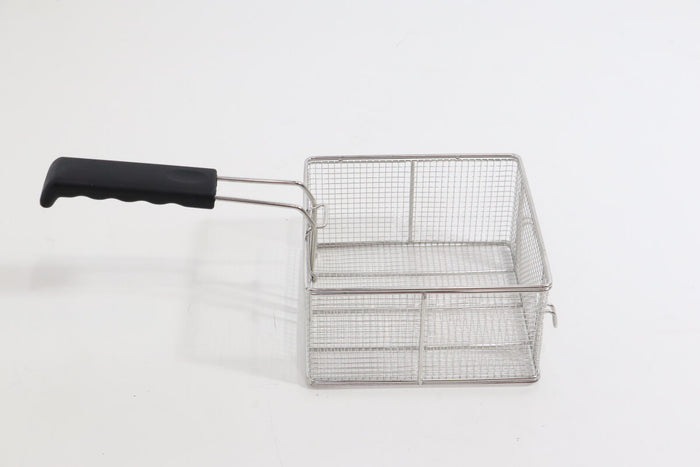 Panier à friture Maxima de 13L avec poignée pour friteuse, en acier inoxydable, idéal pour la cuisson des aliments.
