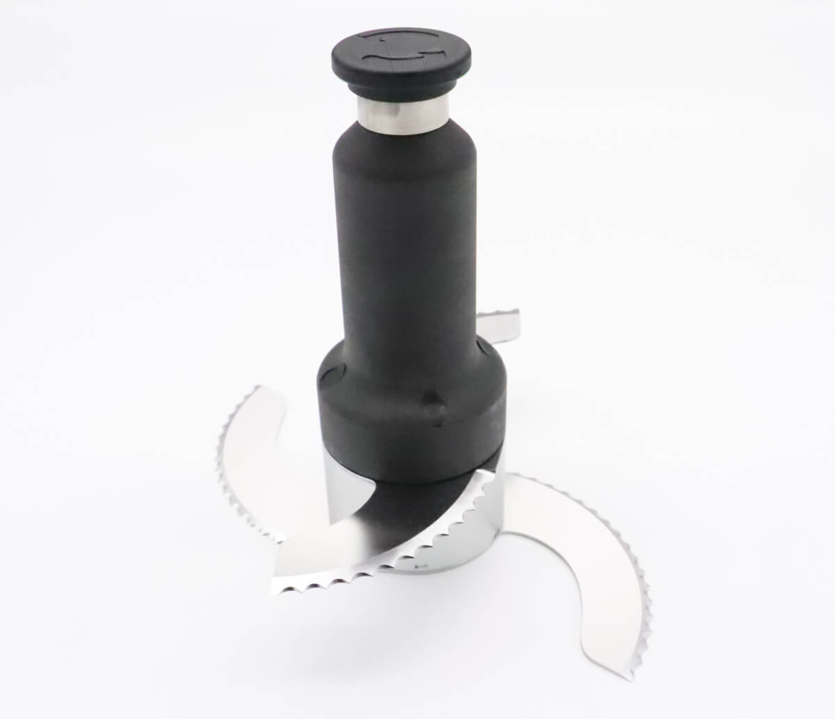 Robot culinaire Maxima avec lame en S dentelée, capacité 12/18 L, pour hacher et mixer efficacement en cuisine.