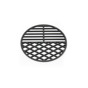 Grille de cuisson en fonte pour barbecue Kamado Maxima, 55 cm, avec détails de la grille pour grillade en fonte robuste.