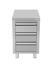 Drawer cabinet with 3 drawers - Unninox