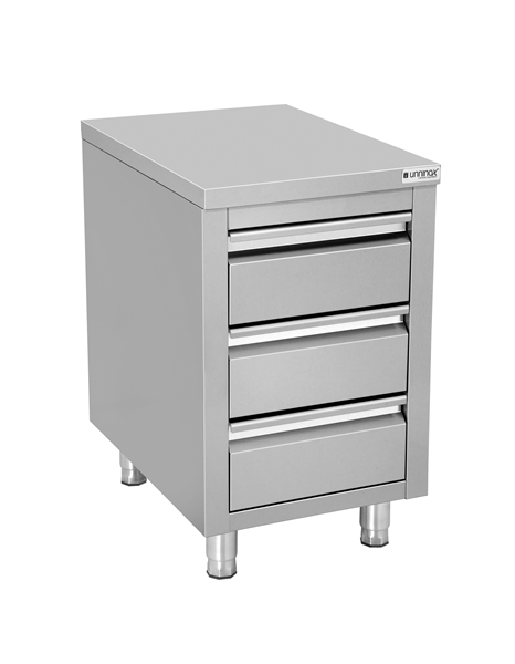 Drawer cabinet with 3 drawers - Unninox - image 2