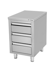 Drawer cabinet with 3 drawers - Unninox - image 2
