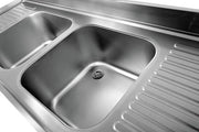 200x70xH85cm – 2 Sinks Middle - Unninox - image 4