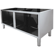 Soubassement ouvert en acier inox AISI 304