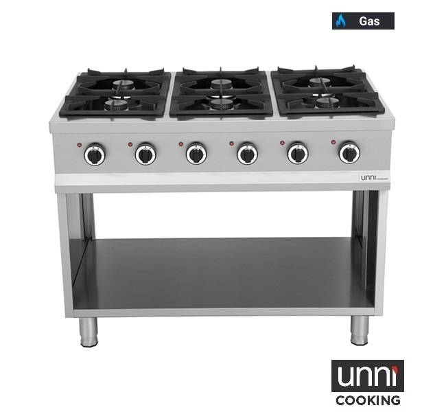 gaz stove – OCK-6 - Unninox