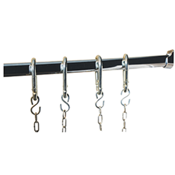 Kit charcuterie barre inox et 4 crochets (complémentaires)