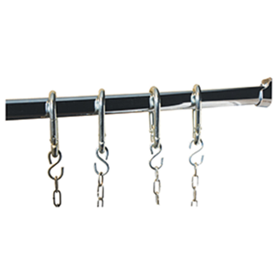 Kit charcuterie barre inox et 4 crochets (complémentaires)