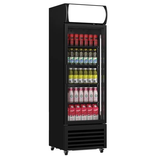 Refrigerator 1 Glass porte - 375Ltr - Unninox