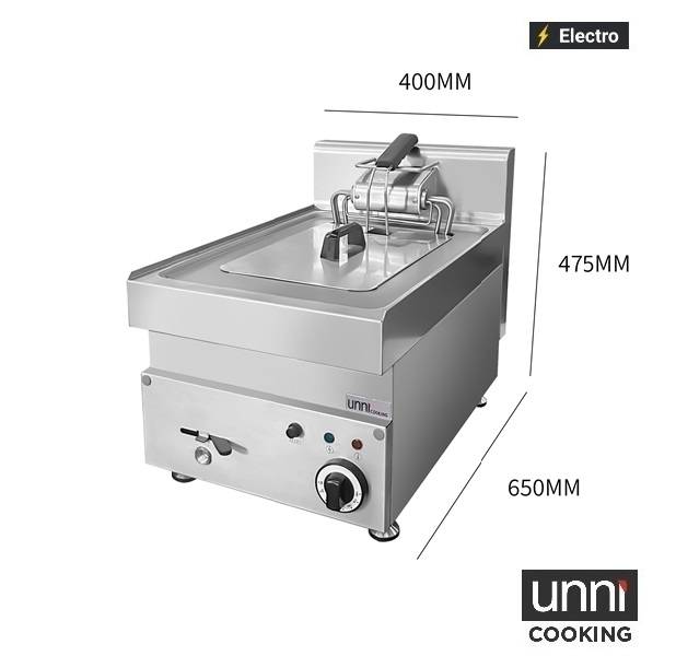 électrique Fryer 1x10L – ECO - Unninox - image 3