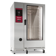 Four électrique vapeur directe et convection, 20xGN2/1+Cleaning