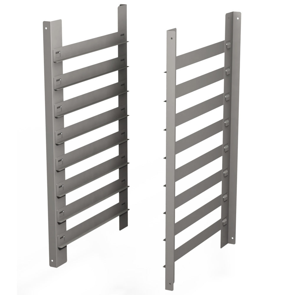 Structures à platines (600x400 mm & GN1/1), 8 niveaux, pour piètement