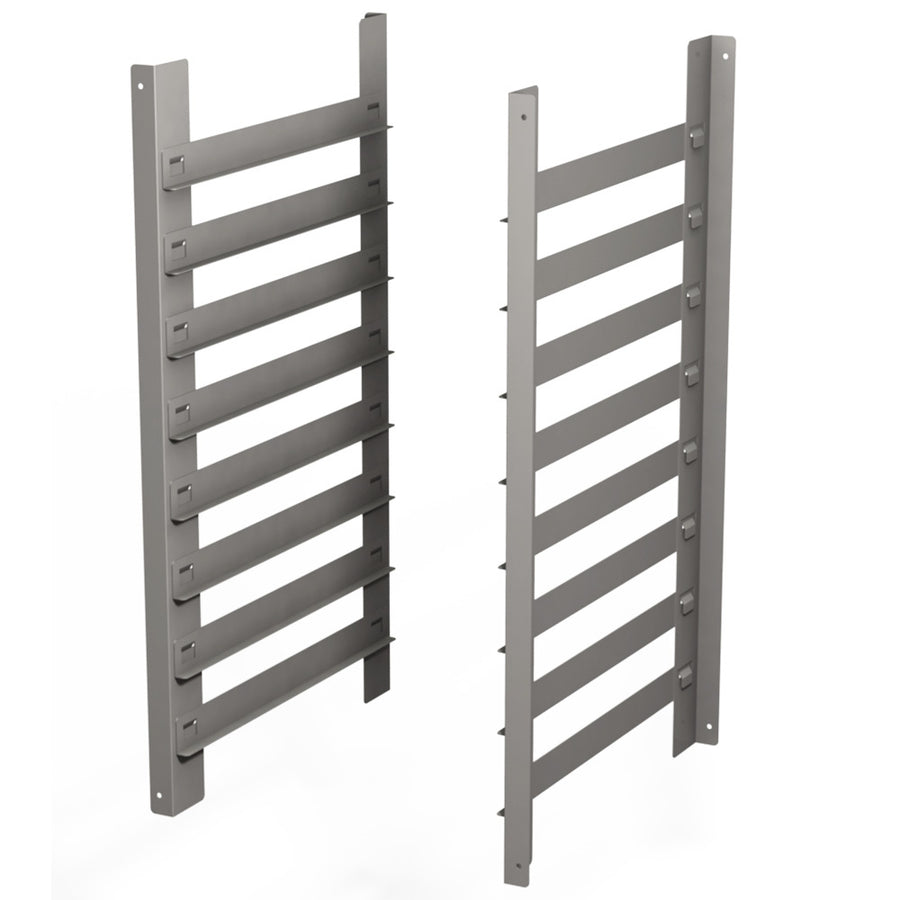 Structures à platines (600x400 mm & GN1/1), 8 niveaux, pour piètement