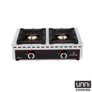 Table stoves – 2x7kW – STO-2 - Unninox