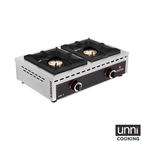 Table stoves – 2x7kW – STO-2 - Unninox - image 2