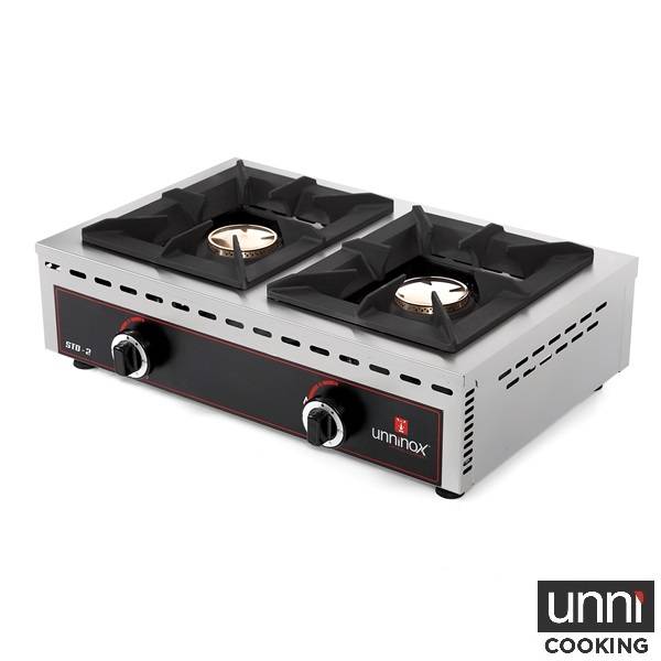 Table stoves – 2x7kW – STO-2 - Unninox - image 3