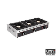 Table stoves – 3x7kW – STO-3 - Unninox - image 2