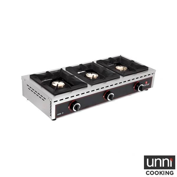 Table stoves – 3x7kW – STO-3 - Unninox - image 2