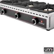 Table stoves – 3x7kW – STO-3 - Unninox - image 5