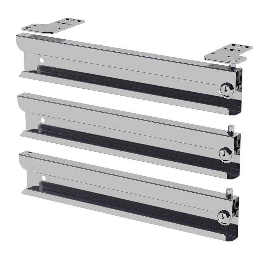 Option kit 3 tiroirs: serrures "montées" (3 pcs)