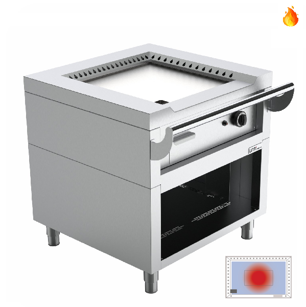 Teppanyaki Griddle | gaz | 8.5 kW | gaz - Unninox
