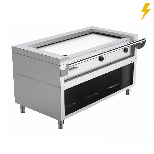 Teppanyaki Griddle | électrique | 9 kW | 400V - Unninox
