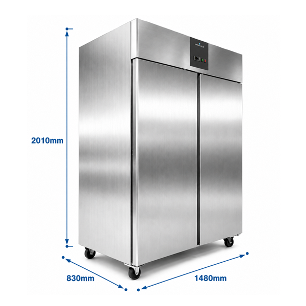 Refrigerator – 2 portes – 1400Ltr - Unninox - image 2