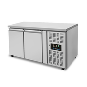 Refrigerated Comptoir – 2 portes – SANS DOSSERET – 1390x700x850mm - Unninox - image 3