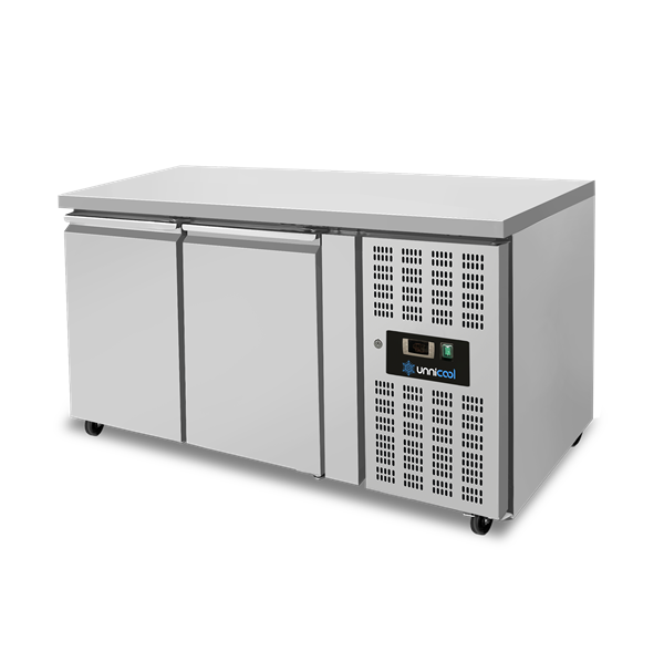 Refrigerated Comptoir – 2 portes – SANS DOSSERET – 1390x700x850mm - Unninox - image 3