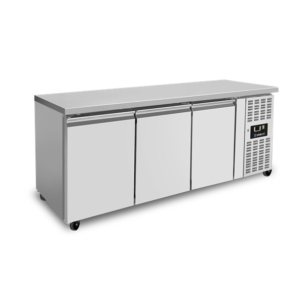 Refrigerated Comptoir – 3 portes – SANS DOSSERET – 1790x700x850mm - Unninox - image 2