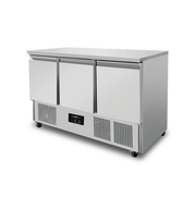 Refrigerated Workbench | 3 portes (1/1 GN) | +2°C / +8°C | 137x70x85(h) cm - Unninox - image 3