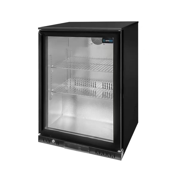 Barréfrigéré Black 1 porte - 600x525xH900mm - Unninox