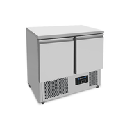 Refrigerated Workbench | 2 portes (1/1 GN) | +2°C / +8°C | 90x70x85(h) cm - Unninox - image 2