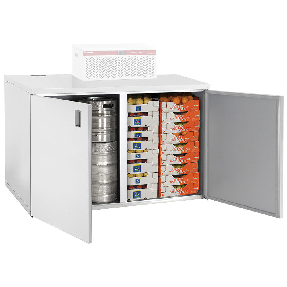 Coffre de "stockage", 1000 litres, 2 portes (sans groupe)