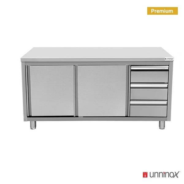 1200 x 600 x H850mm - Unninox