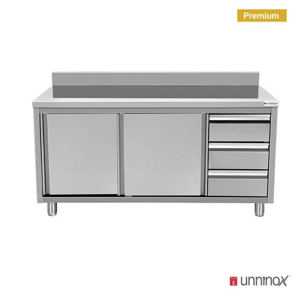 1400 x 600 x 850mm - Unninox