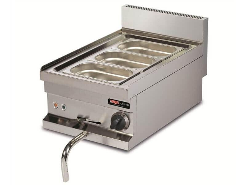 Bain-marie professionnel 13 L avec robinet de vidange - SGS-EB604 - image 1