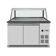 Bain-Marie Comptoir – 4x GN 1/1 – 153 × 82 × 85.5 cm - Unninox - image 2