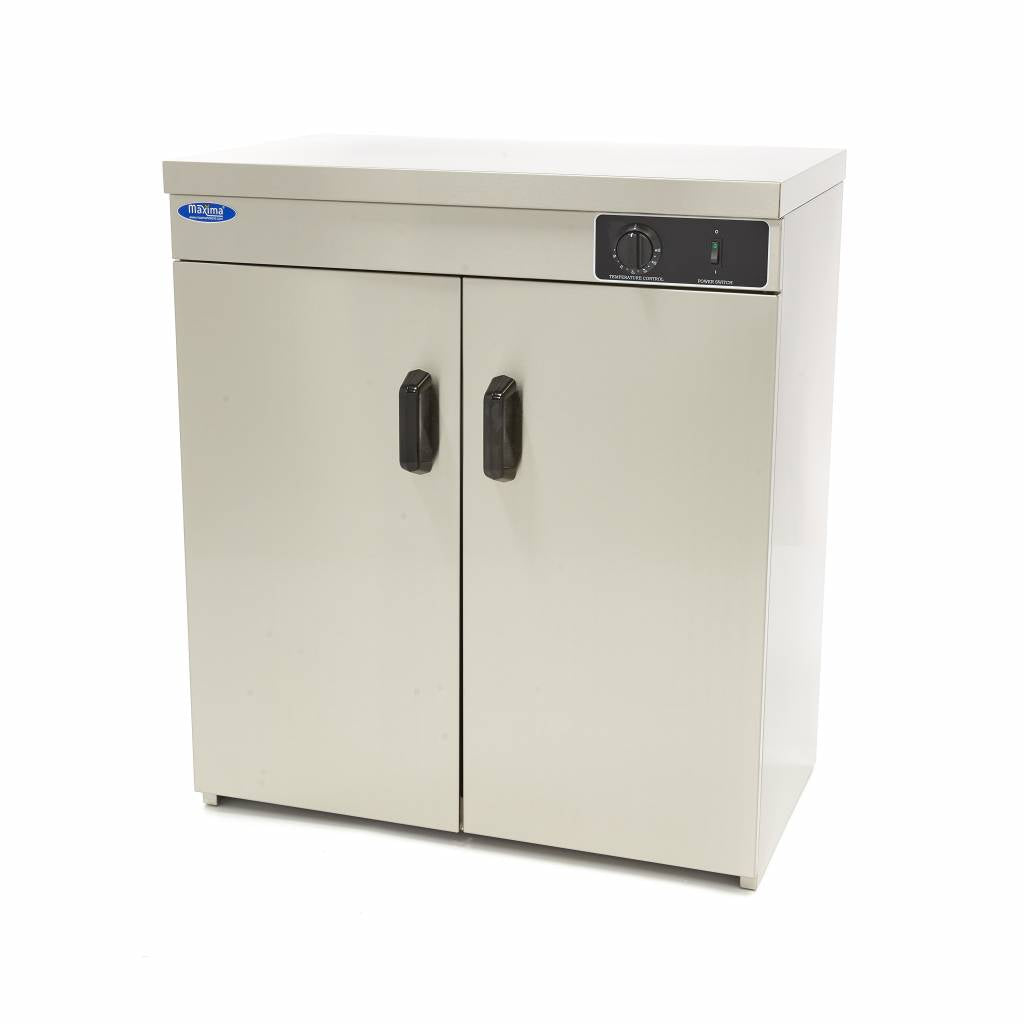 Armoire chauffante Maxima pour réchauffeur de plaques, capacité de 120 plaques jusqu'à Ø32 cm, surface de chauffe.