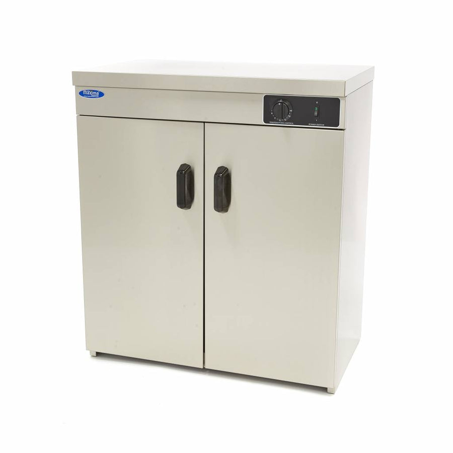 Armoire chauffante Maxima pour réchauffeur de plaques, capacité de 120 plaques jusqu'à Ø32 cm, surface de chauffe.