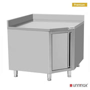 Table de travail Corner With porte + DOSSERET 1000×600 - Unninox