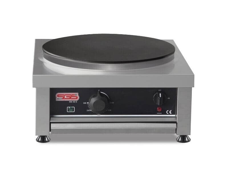 Crêpière électrique professionnelle – Ø 40 cm – 3 kW - SGS-KM.40E