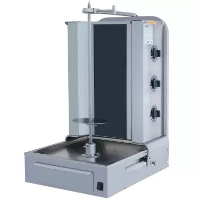 Machine à Kebab 3 Feux Électrique - AKSORA