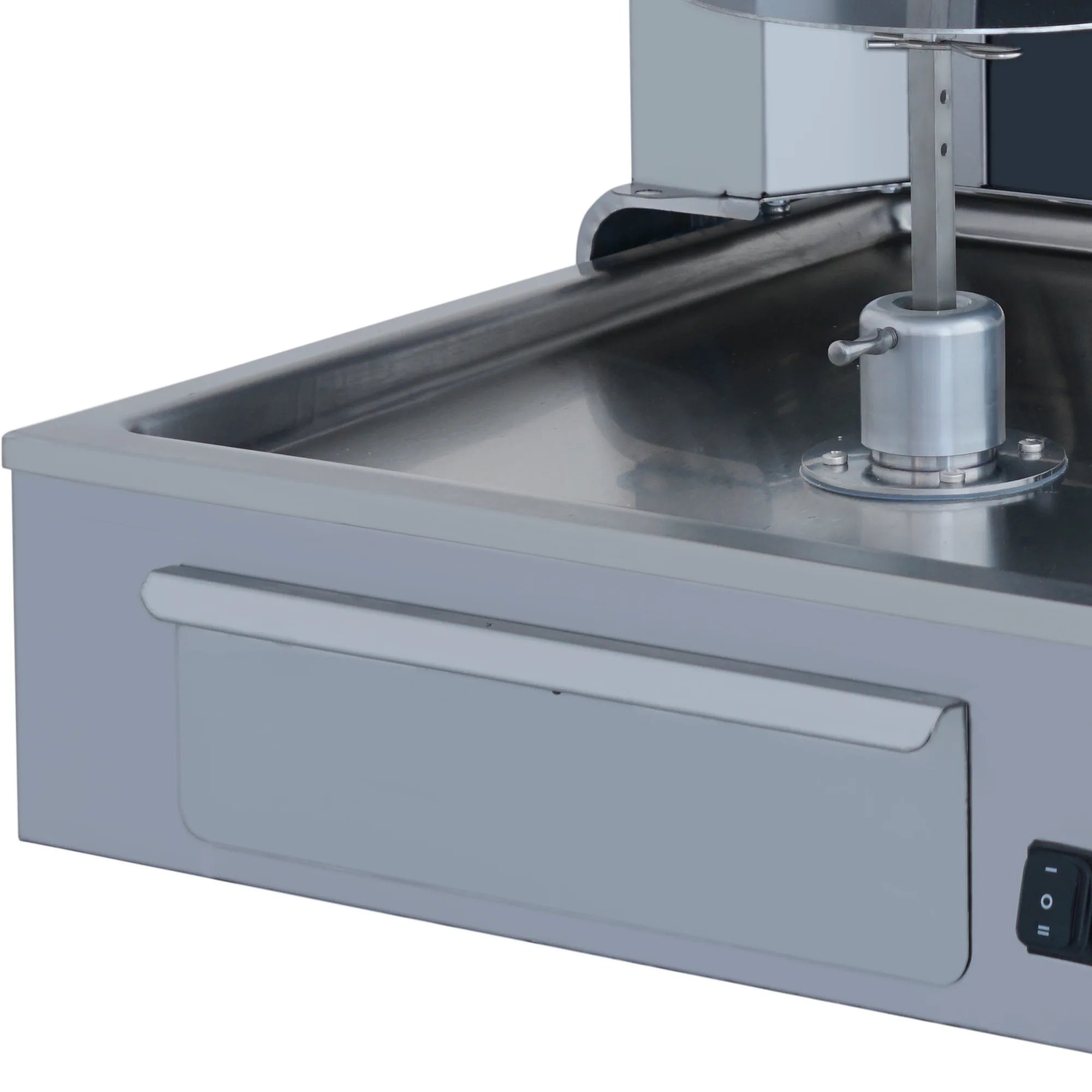 AKS-MKEB-03 | Machine à kebab électrique 3 feux – 30 kg – moteur inférieur – vue 2