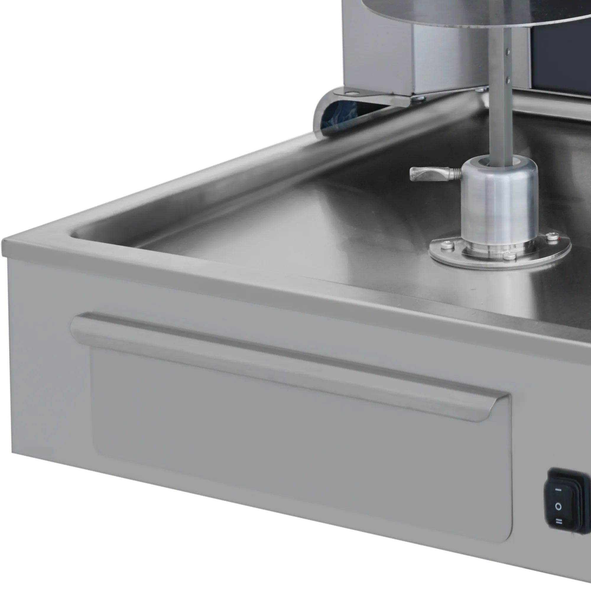 AKS-MKEB-04 | Machine à kebab électrique 4 feux – 70 kg – moteur inférieur – vue 2