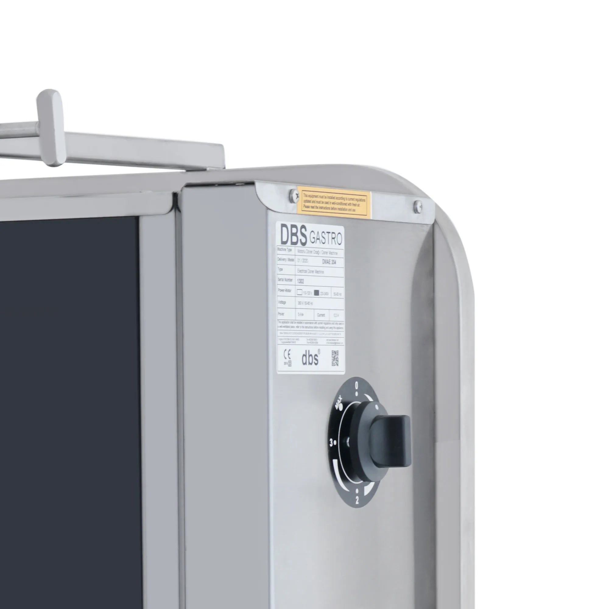 AKS-MKEB-04 | Machine à kebab électrique 4 feux – 70 kg – moteur inférieur – vue 4