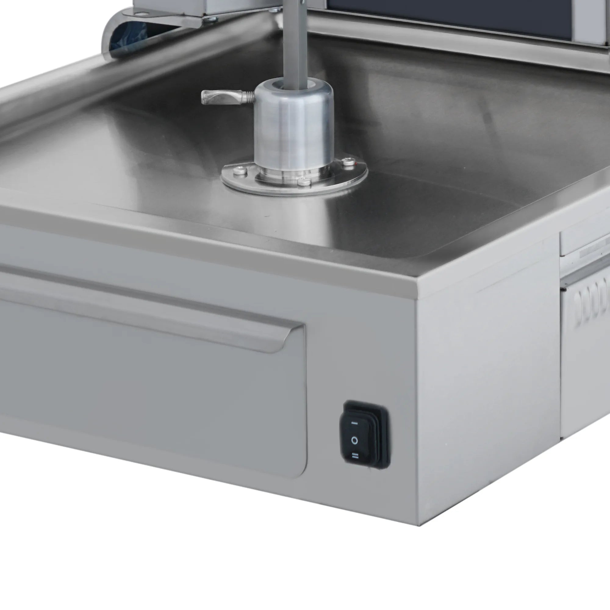 AKS-MKEB-04 | Machine à kebab électrique 4 feux – 70 kg – moteur inférieur – vue 9